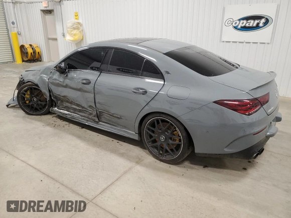 2021 Mercedes-Benz CLA 45 AMG z VIN W1K5J5DB3MN221246, wystawiony jako Copart lot #57943505 z przebiegiem 19 295 mil mil oraz Czysty tytuł • Clean title. Historia ofert i sprzedaży dostępna na DreamBid. Obrazek 2.