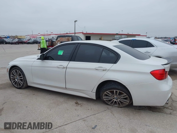 2013 BMW 3 Series 335i with VIN WBA3A9C50DF477209, listed as a IAAI auction lot 41595369 with 99,241 mi miles. Bid and sale history available at carsss.com. Image 13.