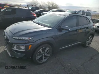 2020 Hyundai Kona Limited z VIN KM8K33A51LU434383, wystawiony jako Copart lot #51692775 z przebiegiem 44 046 mil mil oraz Szkoda całkowita • Salvage title. Historia ofert i sprzedaży dostępna na DreamBid. Obrazek 1.