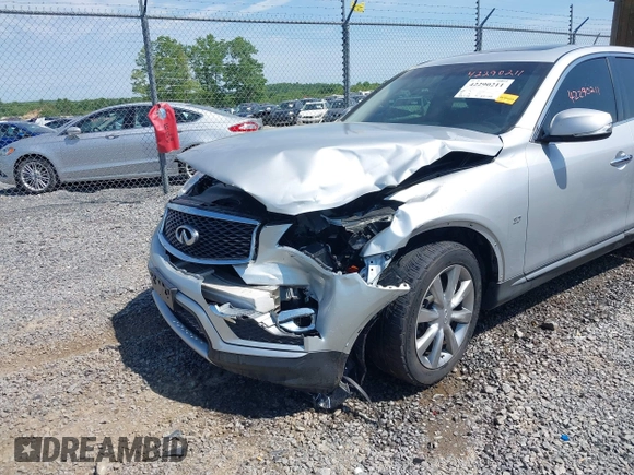 2017 Infiniti QX50 with VIN JN1BJ0RP0HM384648, listed as a IAAI auction lot 42290211 with 86,572 mi miles and . Bid and sale history available at DreamBid. Image 6.
