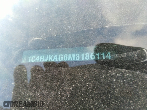 2021 Jeep Grand Cherokee Altitude with VIN 1C4RJKAG6M8186114, listed as a IAAI auction lot 41357671 with Not provided miles and . Bid and sale history available at DreamBid. Image 9.