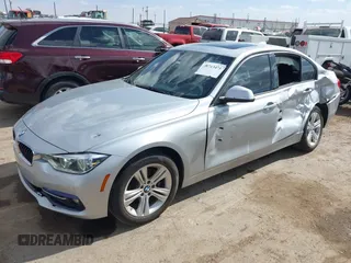 2016 BMW 3 Series with VIN WBA8F1C53GK439039, listed as a IAAI auction lot 40713471 with 117,595 mi miles and . Bid and sale history available at DreamBid. Image 2.