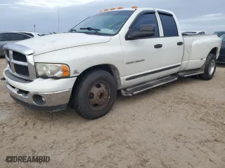 2004 Dodge Ram 3500 ST with VIN 3D7MA48C34G162183, listed as a Copart auction lot 76194334 with 0 mi miles and Salvage Title. Bid and sale history available at carsss.com. Image 1.