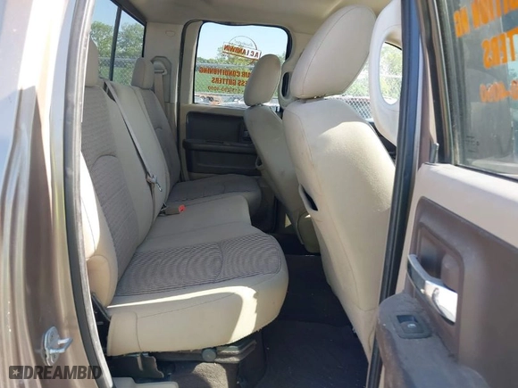 2010 Dodge Ram 1500 SLT with VIN 1D7RV1GT8AS211408, listed as a IAAI auction lot 39632883 with 225,628 mi miles. Bid and sale history available at carsss.com. Image 8.
