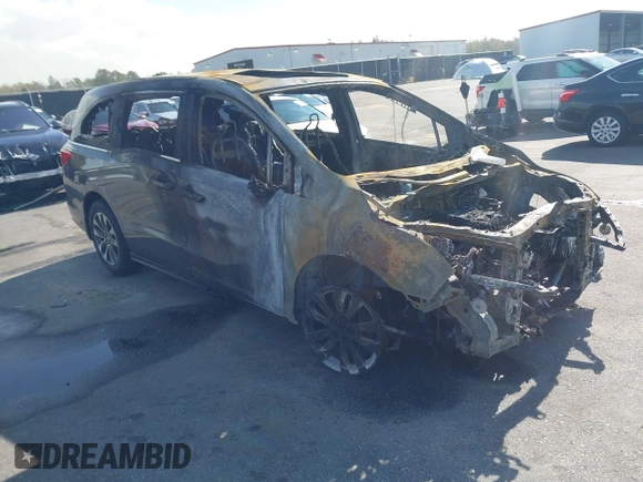 2023 Honda Odyssey EX-L с VIN 5FNRL6H68PB059755, выставлен на аукционе IAAI как лот 41828532 с пробегом 15 318 миль миль и . История ставок и продаж доступна на DreamBid. Изображение 1.