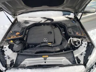 2021 Mercedes-Benz C 300 with VIN W1KWF8EB5MR646112, listed as a Copart auction lot 88865085 with 35,300 mi miles and Salvage Title. Bid and sale history available at carsss.com. Image 11.