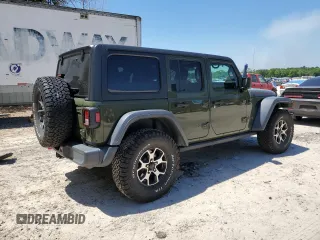 2020 Jeep Wrangler Unlimited Rubicon z VIN 1C4HJXFG9LW291418, wystawiony jako Copart lot #53009235 z przebiegiem 49 613 mil mil oraz Szkoda całkowita • Salvage title. Historia ofert i sprzedaży dostępna na DreamBid. Obrazek 3.