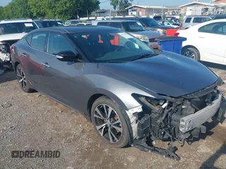 2018 Nissan Maxima S with VIN 1N4AA6AP6JC383500, listed as a IAAI auction lot 42813282 with 123,107 mi miles and . Bid and sale history available at DreamBid. Image 1.