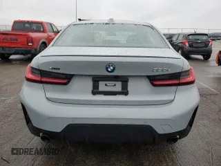 2023 BMW 3 Series 330e xDrive with VIN 3MW39FS05P8C89800, listed as a Copart auction lot 44342255 with 19,562 mi miles and Salvage Title. Bid and sale history available at carsss.com. Image 6.