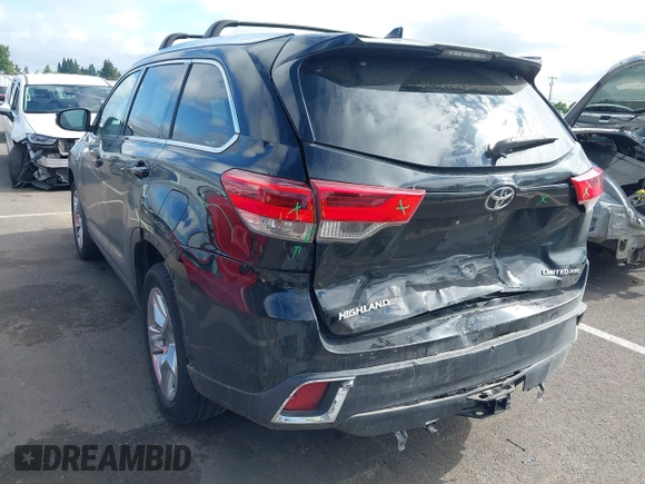2017 Toyota Highlander Limited with VIN 5TDDZRFH5HS451698, listed as a IAAI auction lot 42233035 with 79,746 mi miles and . Bid and sale history available at DreamBid. Image 6.