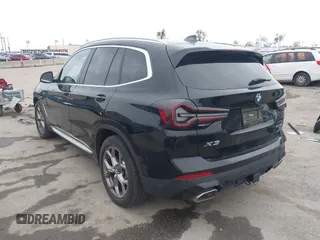 2022 BMW X3 sDrive30i with VIN WBX47DP03NN163698, listed as a IAAI auction lot 41803883 with 28,259 mi miles and . Bid and sale history available at DreamBid. Image 3.