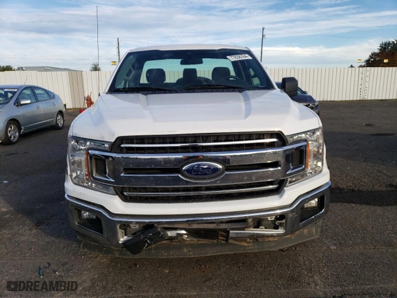 2019 Ford F-150 XL with VIN 1FTMF1C5XKKD08569, listed as a Copart auction lot 77838764 with 53,488 mi miles and Salvage Title. Bid and sale history available at carsss.com. Image 5.