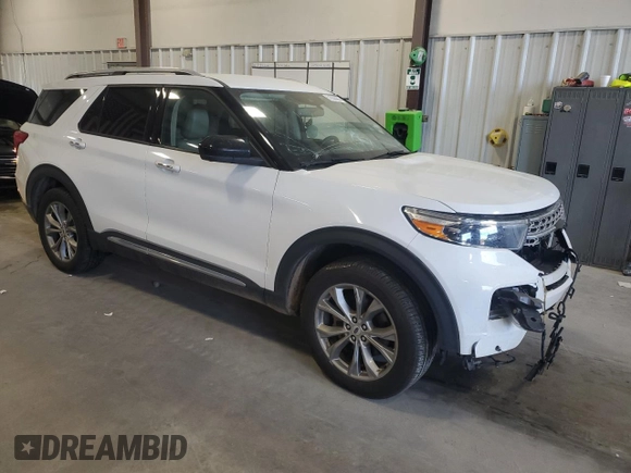 2022 Ford Explorer Limited with VIN 1FMSK8FH7NGB19320, listed as a Copart auction lot 51038435 with 62,824 mi miles and Salvage Title. Bid and sale history available at carsss.com. Image 4.