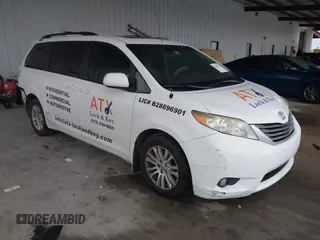 2012 Toyota Sienna XLE AAS with VIN 5TDYK3DC6CS228816, listed as a IAAI auction lot 42483715 with 206,925 mi miles and . Bid and sale history available at DreamBid. Image 1.
