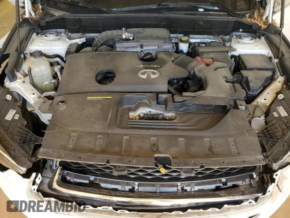 2020 Infiniti QX50 Luxe with VIN 3PCAJ5M38LF101201, listed as a Copart auction lot 53521305 with 74,448 mi miles and Salvage title. Bid and sale history available at DreamBid. Image 13.