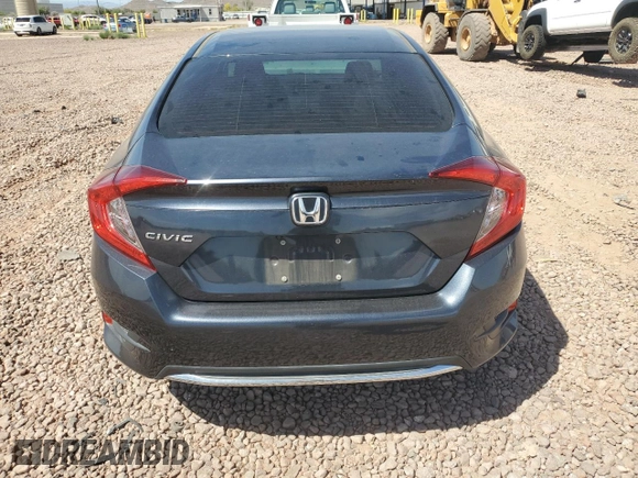 2021 Honda Civic Sedan LX with VIN 2HGFC2F67MH554695, listed as a Copart auction lot 54477915 with 45,257 mi miles and Salvage Title. Bid and sale history available at carsss.com. Image 6.