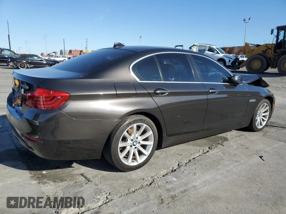 2014 BMW 5 Series 535d with VIN WBAXA5C58ED691145, listed as a Copart auction lot 50020125 with 141,297 mi miles and Salvage Title. Bid and sale history available at carsss.com. Image 3.