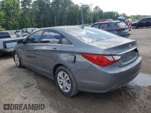 2011 Hyundai Sonata GLS z VIN 5NPEB4AC8BH070884, wystawiony jako Copart lot #61948355 z przebiegiem Nie podano mil oraz Szkoda całkowita • Salvage title. Historia ofert i sprzedaży dostępna na DreamBid. Obrazek 2.