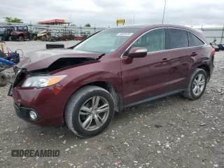 2014 Acura RDX Technology with VIN 5J8TB4H57EL006772, listed as a Copart auction lot 56536495 with 95,390 mi miles and Salvage title. Bid and sale history available at DreamBid. Image 1.