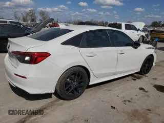 2024 Honda Civic Sedan Sport with VIN 2HGFE2F57RH500676, listed as a Copart auction lot 44372285 with 17,358 mi miles and Salvage Title. Bid and sale history available at carsss.com. Image 3.
