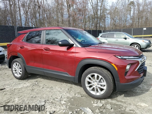 2024 Chevrolet TrailBlazer LS with VIN KL79MNSL6RB164495, listed as a Copart auction lot 41838285 with 13,181 mi miles and Salvage Title. Bid and sale history available at DreamBid. Image 4.