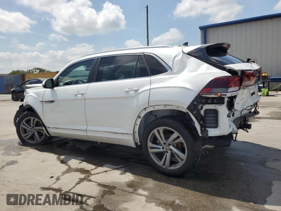 2024 Volkswagen Atlas SEL R-Line with VIN 1V2AE2CA9RC251776, listed as a Copart auction lot 56963285 with 11,137 mi miles and Salvage title. Bid and sale history available at DreamBid. Image 2.