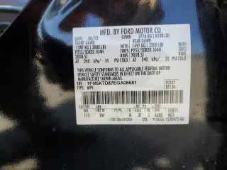 2014 Ford Explorer XLT with VIN 1FM5K7D87EGA08681, listed as a Copart auction lot 57788775 with 103,607 mi miles and Salvage title. Bid and sale history available at DreamBid. Image 13.