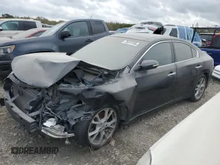 2012 Nissan Maxima S with VIN 1N4AA5AP8CC818742, listed as a Copart auction lot 78693104 with 127,103 mi miles and Salvage title. Bid and sale history available at DreamBid. Image 1.
