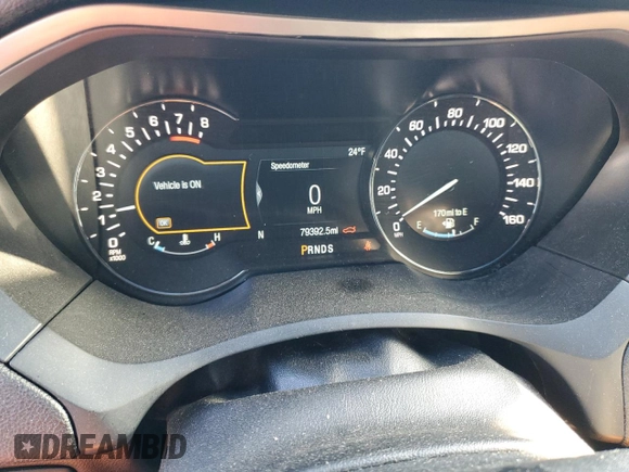 2017 Lincoln MKZ Select with VIN 3LN6L5C95HR618737, listed as a Copart auction lot 45561615 with 79,392 mi miles and Salvage Title. Bid and sale history available at DreamBid. Image 9.