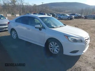 2015 Subaru Legacy 2.5i Premium with VIN 4S3BNBD66F3035752, listed as a IAAI auction lot 41219005 with 85,066 mi miles. Bid and sale history available at carsss.com. Image 1.