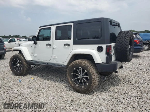 2014 Jeep Wrangler Unlimited Sahara with VIN 1C4BJWEG8EL266340, listed as a Copart auction lot 57809465 with 121,191 mi miles and Salvage title. Bid and sale history available at DreamBid. Image 2.