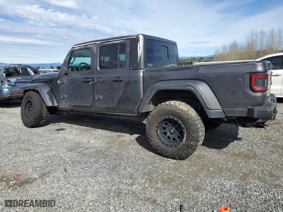 2020 Jeep Gladiator Sport S with VIN 1C6HJTAG2LL146553, listed as a Copart auction lot 49342245 with 0 mi miles and Salvage Title. Bid and sale history available at carsss.com. Image 2.