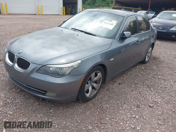 2008 BMW 5 Series 528i with VIN WBANU53548CT14787, listed as a IAAI auction lot 42122305 with 154,309 mi miles and . Bid and sale history available at carsss.com. Image 2.