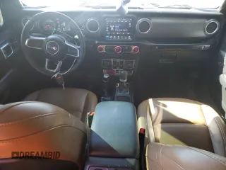 2022 Jeep Wrangler Unlimited Rubicon with VIN 1C4JJXFM6NW175930, listed as a Copart auction lot 80345034 with 27,265 mi miles and Salvage title. Bid and sale history available at DreamBid. Image 8.