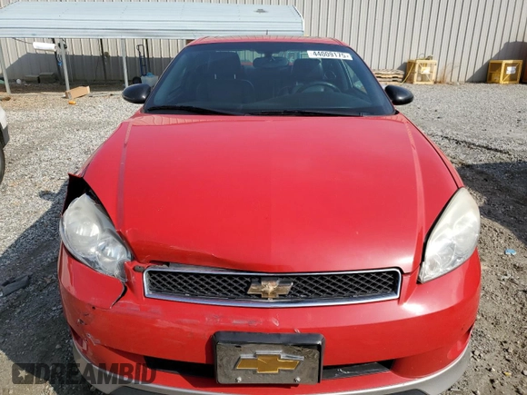 2006 Chevrolet Monte Carlo SS with VIN 2G1WL16C869244690, listed as a Copart auction lot 44009175 with 148,923 mi miles and Salvage Title. Bid and sale history available at carsss.com. Image 5.
