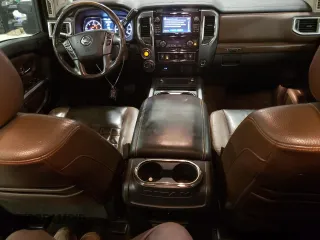 2016 Nissan Titan XD Platinum Reserve with VIN 1N6BA1F49GN517376, listed as a Copart auction lot 81189484 with 147,435 mi miles and Salvage Title. Bid and sale history available at carsss.com. Image 8.