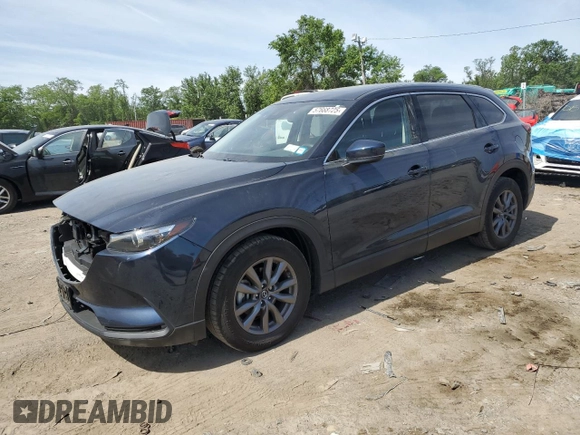 2023 Mazda CX-9 Touring with VIN JM3TCBCY4P0652834, listed as a Copart auction lot 57668725 with 23,370 mi miles and Salvage title. Bid and sale history available at DreamBid. Image 1.