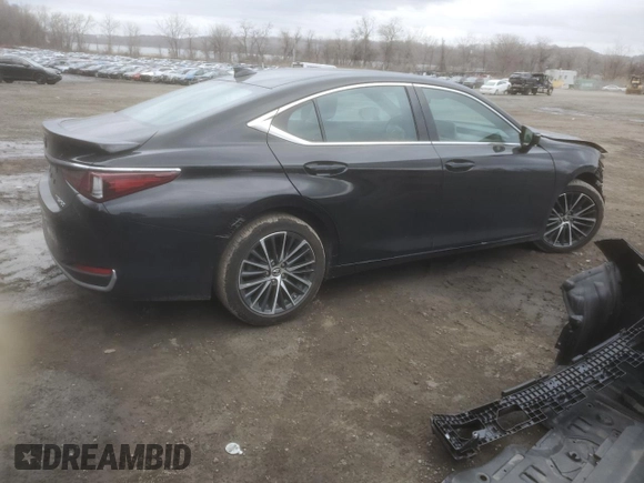 2022 Lexus ES 250 with VIN 58AD11D16NU009944, listed as a Copart auction lot 47650855 with 25,774 mi miles and Salvage title. Bid and sale history available at DreamBid. Image 3.