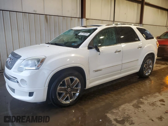 2012 GMC Acadia Denali with VIN 1GKKRTED3CJ356389, listed as a Copart auction lot 62196305 with 120,612 mi miles and Salvage title. Bid and sale history available at DreamBid. Image 1.