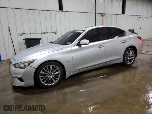 2020 Infiniti Q50 Luxe with VIN JN1EV7AP3LM200611, listed as a Copart auction lot 60059815 with 80,678 mi miles and Salvage title. Bid and sale history available at DreamBid. Image 1.