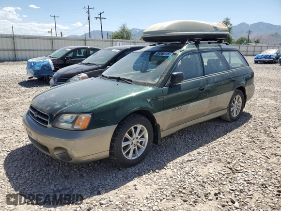 2001 Subaru Legacy Outback with VIN 4S3BH675817616897, listed as a Copart auction lot 59056125 with 120,652 mi miles and Clean title. Bid and sale history available at DreamBid. Image 1.