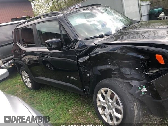 2018 Jeep Renegade Latitude with VIN ZACCJBBB6JPH80201, listed as a IAAI auction lot 42219606 with 138,145 mi miles and . Bid and sale history available at carsss.com. Image 6.