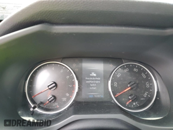 2019 Toyota RAV4 XLE with VIN JTMP1RFVXKD508099, listed as a Copart auction lot 51432015 with 90,487 mi miles and Salvage Title. Bid and sale history available at DreamBid. Image 9.