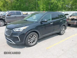 2017 Hyundai Santa Fe SE z VIN KM8SMDHF1HU213391, wystawiony jako IAAI lot #42415929 z przebiegiem 202 056 mil mil oraz . Historia ofert i sprzedaży dostępna na DreamBid. Obrazek 2.