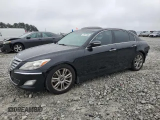 2013 Hyundai Genesis 3.8L z VIN KMHGC4DDXDU233100, wystawiony jako Copart lot #57841905 z przebiegiem 160 822 mil mil oraz Szkoda całkowita • Salvage title. Historia ofert i sprzedaży dostępna na DreamBid. Obrazek 1.