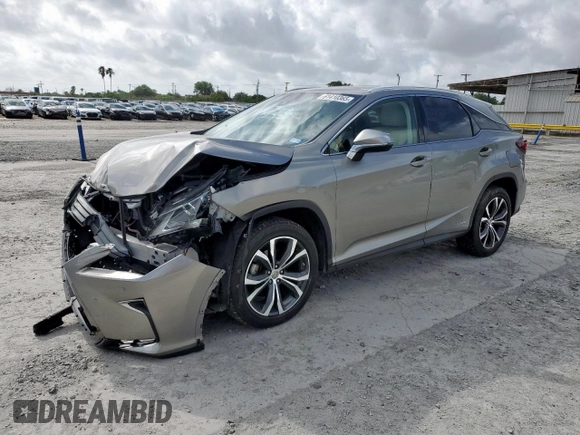 2017 Lexus RX 450h with VIN 2T2BGMCAXHC008829, listed as a Copart auction lot 61410365 with 70,463 mi miles and Salvage title. Bid and sale history available at DreamBid. Image 1.