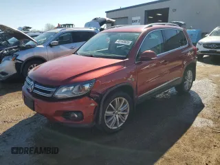 2016 Volkswagen Tiguan S with VIN WVGBV7AX4GW082686, listed as a Copart auction lot 48193825 with 86,155 mi miles and Salvage Title. Bid and sale history available at DreamBid. Image 1.