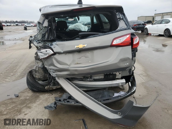 2018 Chevrolet Equinox LT z VIN 3GNAXJEV6JS504130, wystawiony jako Copart lot #87847015 z przebiegiem Nie podano mil oraz Szkoda całkowita • Salvage title. Historia ofert i sprzedaży dostępna na DreamBid. Obrazek 6.