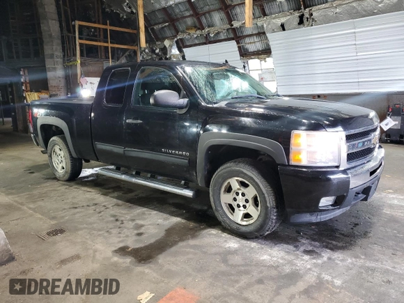 2011 Chevrolet Silverado 1500 LT with VIN 1GCRKSE32BZ449713, listed as a Copart auction lot 55201895 with 163,450 mi miles and Salvage Title. Bid and sale history available at DreamBid. Image 4.
