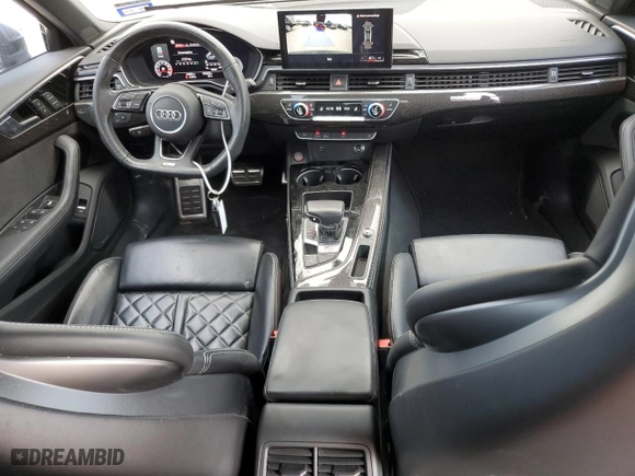 2020 Audi S4 Sedan Premium Plus with VIN WAUB4AF42LA049807, listed as a Copart auction lot 77463354 with 41551 miles and Salvage Title. Bid and sale history available at carsss.com. Image 8.